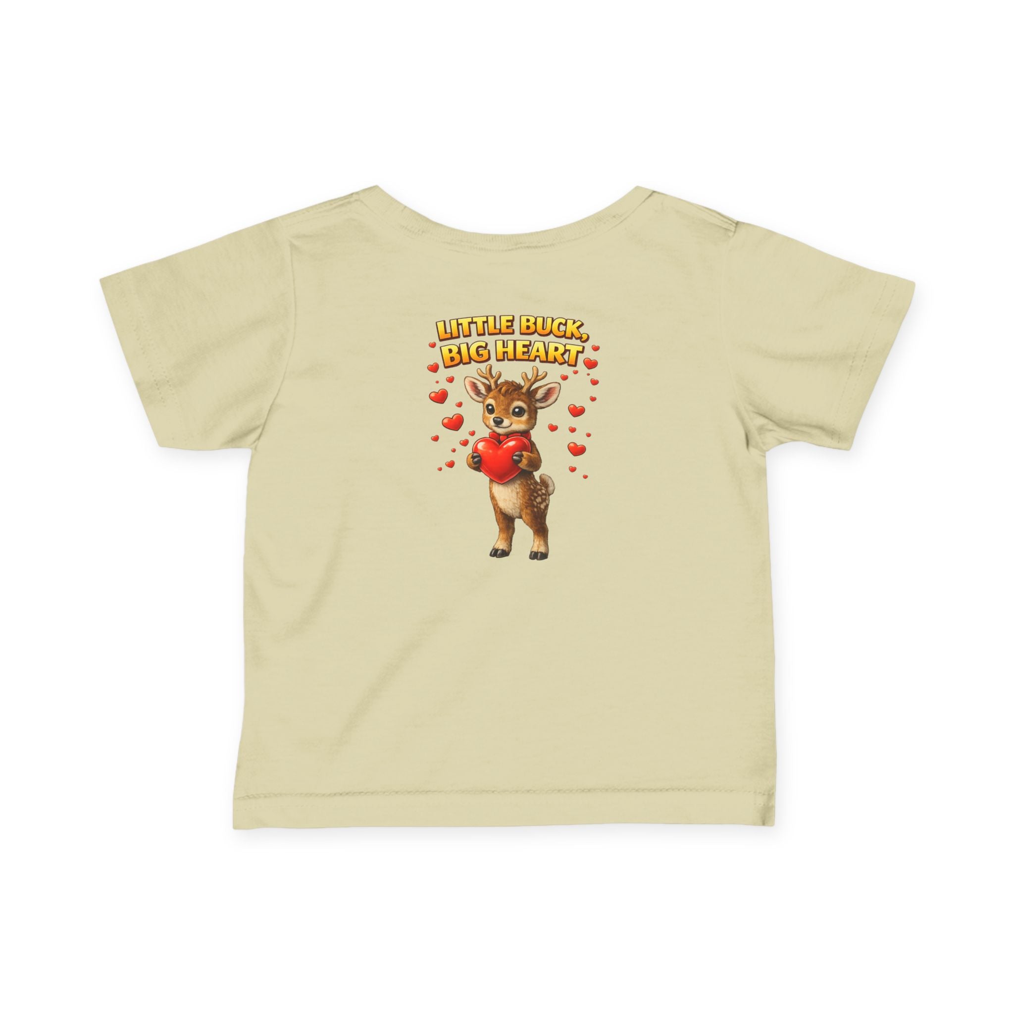 Little Buck Big Heart Baby Shirt Boys Valentine Outfit Cute Deer Toddler Tee 6M | 24M Woodland Baby Clothes