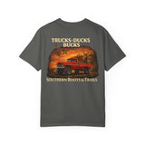 Red Truck & Ducks T-Shirt — 'Trucks, Ducks Buck' Graphic Tee