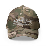 Skeleton Bass Fishing Hat — Embroidered Fishing Cap