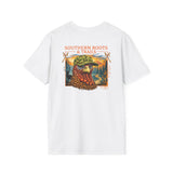 Southern Roots & Trails Turkey Hunting Shirt | Southern Outdoor Graphic Tee | Faith Family Outdoors | Unisex Comfort Tee