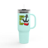 Beer On A Trip anchor cooler Tumbler | 40oz Insulated Travel Mug