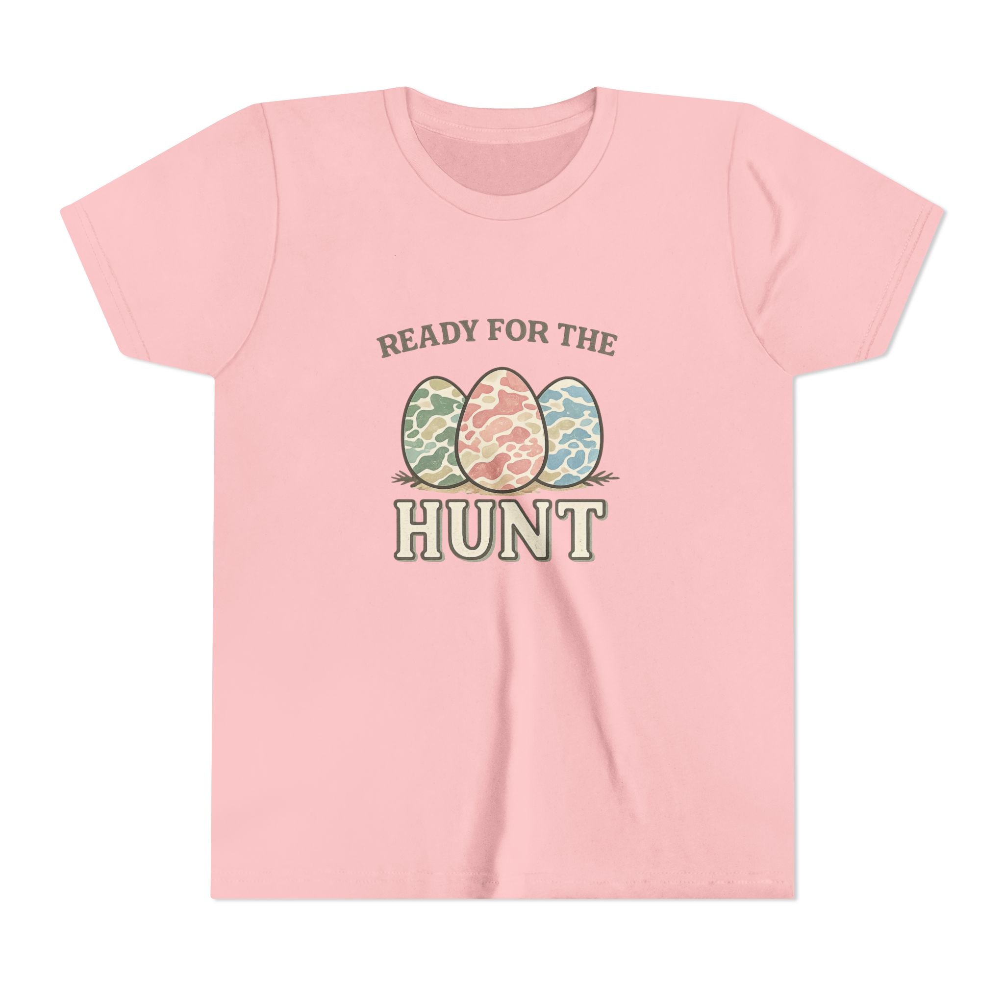 Easter Cute Girls' Short Sleeve Tee — Adorable Easter Graphic Shirt
