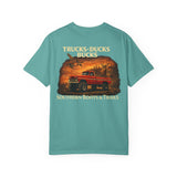 Red Truck & Ducks T-Shirt — 'Trucks, Ducks Buck' Graphic Tee