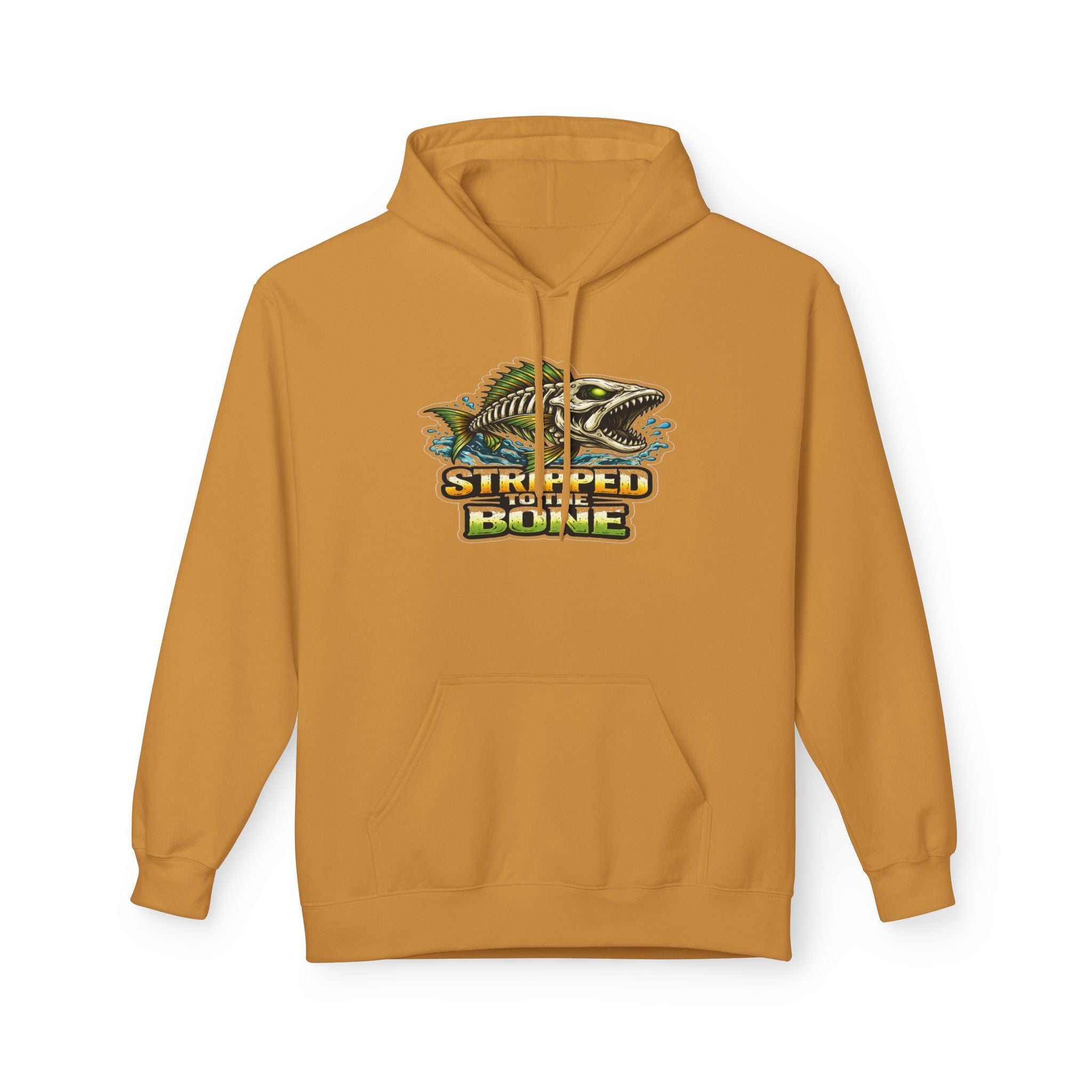 Skelton Fish Graphic Hoodie | Fishing Ocean Angler Design