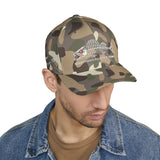 Skeleton Bass Fishing Hat — Embroidered Fishing Cap
