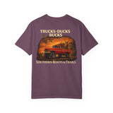 Red Truck & Ducks T-Shirt — 'Trucks, Ducks Buck' Graphic Tee