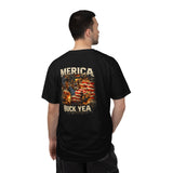 MERICA Buck Yea – Faith & Freedom Patriot Shirt