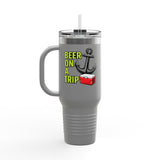 Beer On A Trip anchor cooler Tumbler | 40oz Insulated Travel Mug