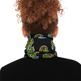 Largemouth Bass Pattern Neck Gaiter | Fishing Fish Repeat Design