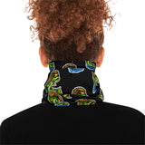 Neck Gaiter Drawstring, Neck Warmer Scarf  Cold Weather Accessory