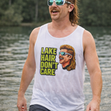 Lake Hair Don't Care Tank Top | Retro Mullet Lake Life Sleeveless Tee