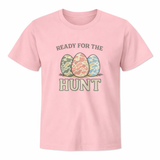 Easter Cute Girls' Short Sleeve Tee — Adorable Easter Graphic Shirt