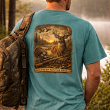 Southern Roots Trails Hunting Shirt  Whitetail Deer, Duck & Turkey Outdoor  Rustic Southern Hunting Apparel  Gift for Hunters
