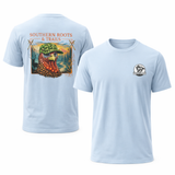 Southern Roots & Trails Turkey Hunting Shirt | Southern Outdoor Graphic Tee | Faith Family Outdoors | Unisex Comfort Tee
