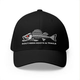 Skeleton Bass Fishing Hat — Embroidered Fishing Cap