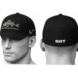Skeleton Bass Fishing Hat — Embroidered Fishing Cap