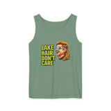 Lake Hair Don't Care Tank Top | Retro Mullet Lake Life Sleeveless Tee