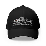 Skeleton Bass Fishing Hat — Embroidered Fishing Cap