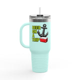 Beer On A Trip anchor cooler Tumbler | 40oz Insulated Travel Mug
