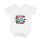 Lake Lover Infant Baby Rib Bodysuit | Cute Water-Themed Baby Onesie