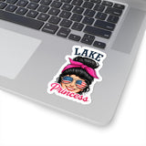Lake Princess Sticker | Patriotic Sunglasses Girl Kiss-Cut Sticker