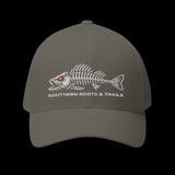 Skeleton Bass Fishing Hat — Embroidered Fishing Cap