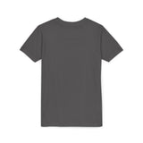 Youth Tee — "Life Is Better at the Lake" Camping Dog Kids Shirt