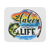 Lake Life Bass Fishing Mouse Pad | Lake Lover Desk Mat