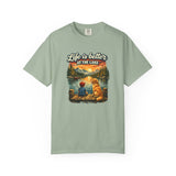 Life Is Better at the Lake T-shirt | Lake Fishing Camping Dog Sunset