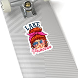 Lake Princess Kiss-Cut Sticker | Patriotic Sunglasses Summer Lake Life