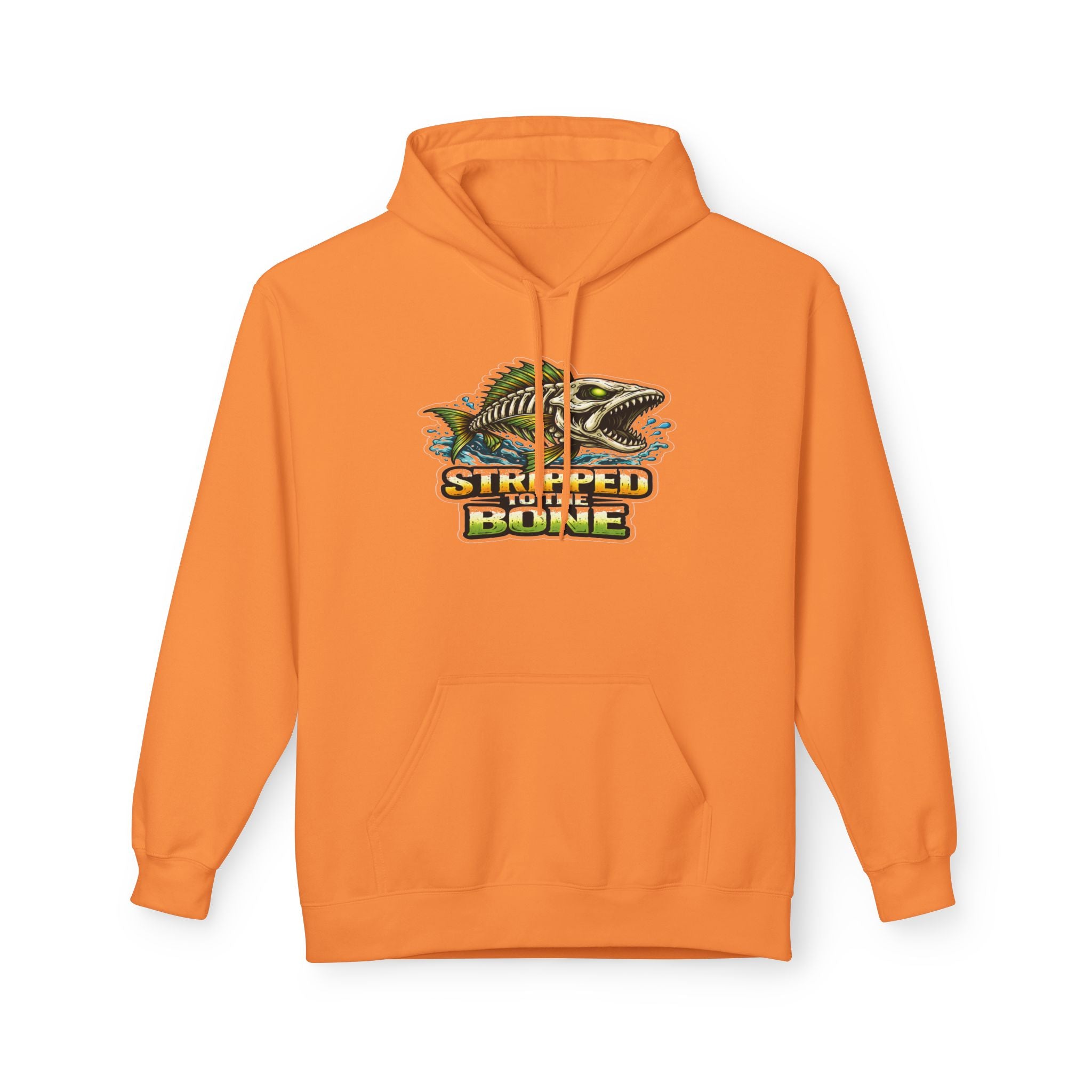 Skelton Fish Graphic Hoodie | Fishing Ocean Angler Design