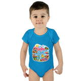 Lake Lover Infant Baby Rib Bodysuit | Cute Water-Themed Baby Onesie