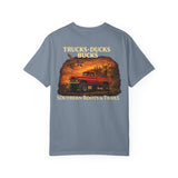 Red Truck & Ducks T-Shirt — 'Trucks, Ducks Buck' Graphic Tee