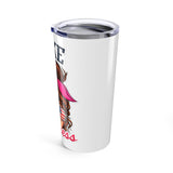 Lake Princess Tumbler 20oz | Patriotic Sunglasses Messy Bun Woman