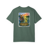 Funny Bass Fishing Deer T-Shirt — Deer Fishing on Bass Boat Tee