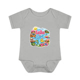Lake Lover Infant Baby Rib Bodysuit | Cute Water-Themed Baby Onesie
