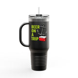 Beer On A Trip anchor cooler Tumbler | 40oz Insulated Travel Mug
