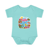 Lake Lover Infant Baby Rib Bodysuit | Cute Water-Themed Baby Onesie