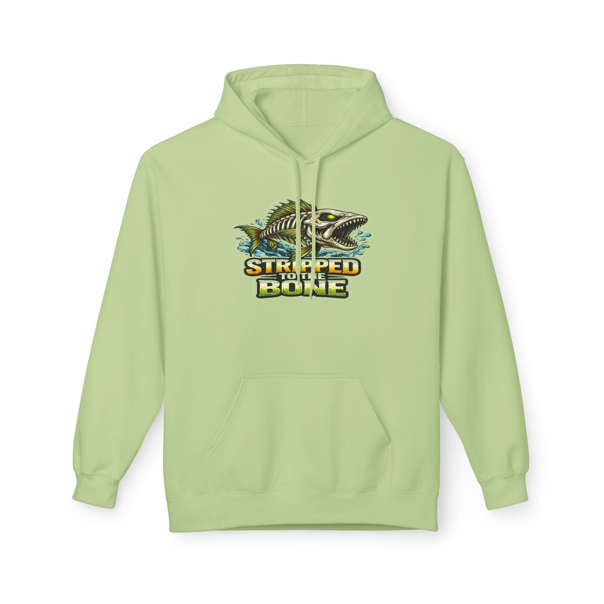 Skelton Fish Graphic Hoodie | Fishing Ocean Angler Design