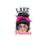 Lake Princess Sticker | Patriotic Sunglasses Girl Kiss-Cut Sticker