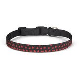 Red Heart Pattern Clip-on Pet Collar | Dog Cat Collar