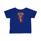 Little Buck Big Heart Baby Shirt Boys Valentine Outfit Cute Deer Toddler Tee 6M | 24M Woodland Baby Clothes