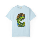 Lake Life Bass with Sunglasses T-Shirt | Fishing Shirt, Retro Fish Design