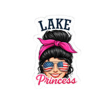 Lake Princess Sticker | Patriotic Sunglasses Girl Kiss-Cut Sticker