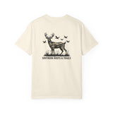Southern Roots & Trails Camo Buck Tee
