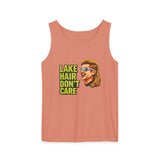 Lake Hair Don't Care Tank Top | Retro Mullet Lake Life Sleeveless Tee