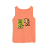 Lake Hair Don't Care Tank Top | Retro Mullet Lake Life Sleeveless Tee