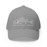 Skeleton Bass Fishing Hat — Embroidered Fishing Cap