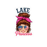 Lake Princess Kiss-Cut Sticker | Patriotic Sunglasses, Pink Bandana