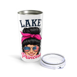 Lake Princess Tumbler 20oz | Patriotic Sunglasses, Bandana Graphic